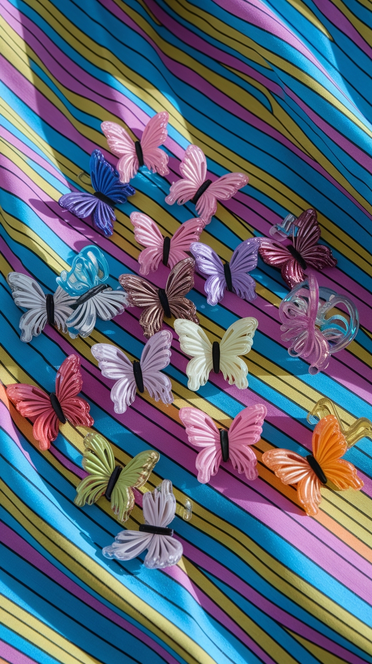 90s Hair Butterfly Clips: Nostalgic Fashion Comeback outfit idea