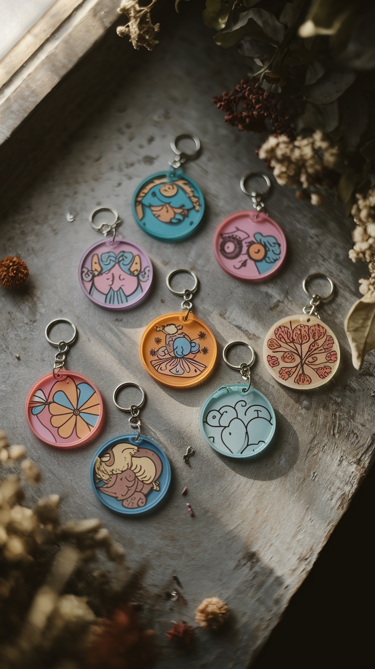 Creative Acrylic Keychain Ideas to Inspire You outfit idea