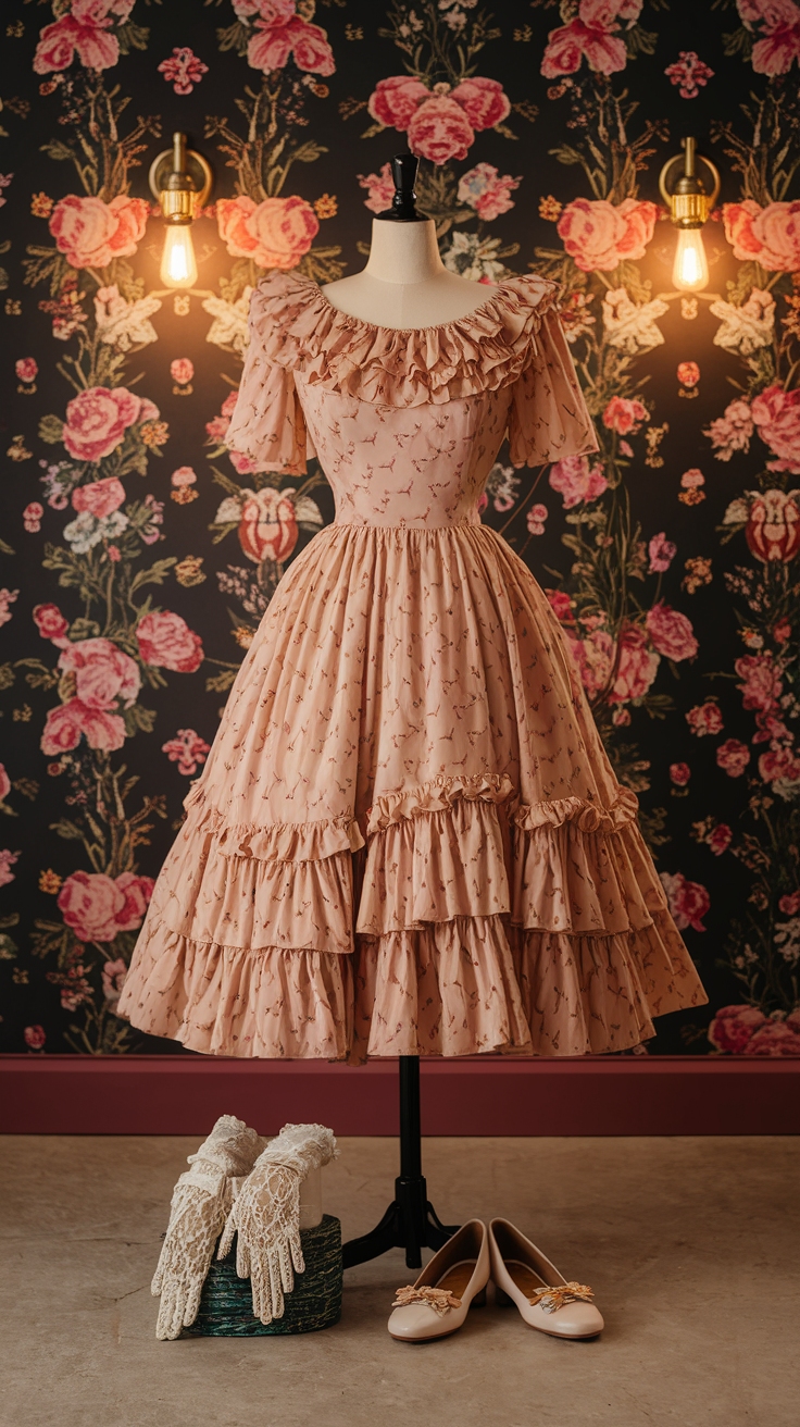 Aesthetic Dresses Retro Vintage: Style That Endures outfit idea