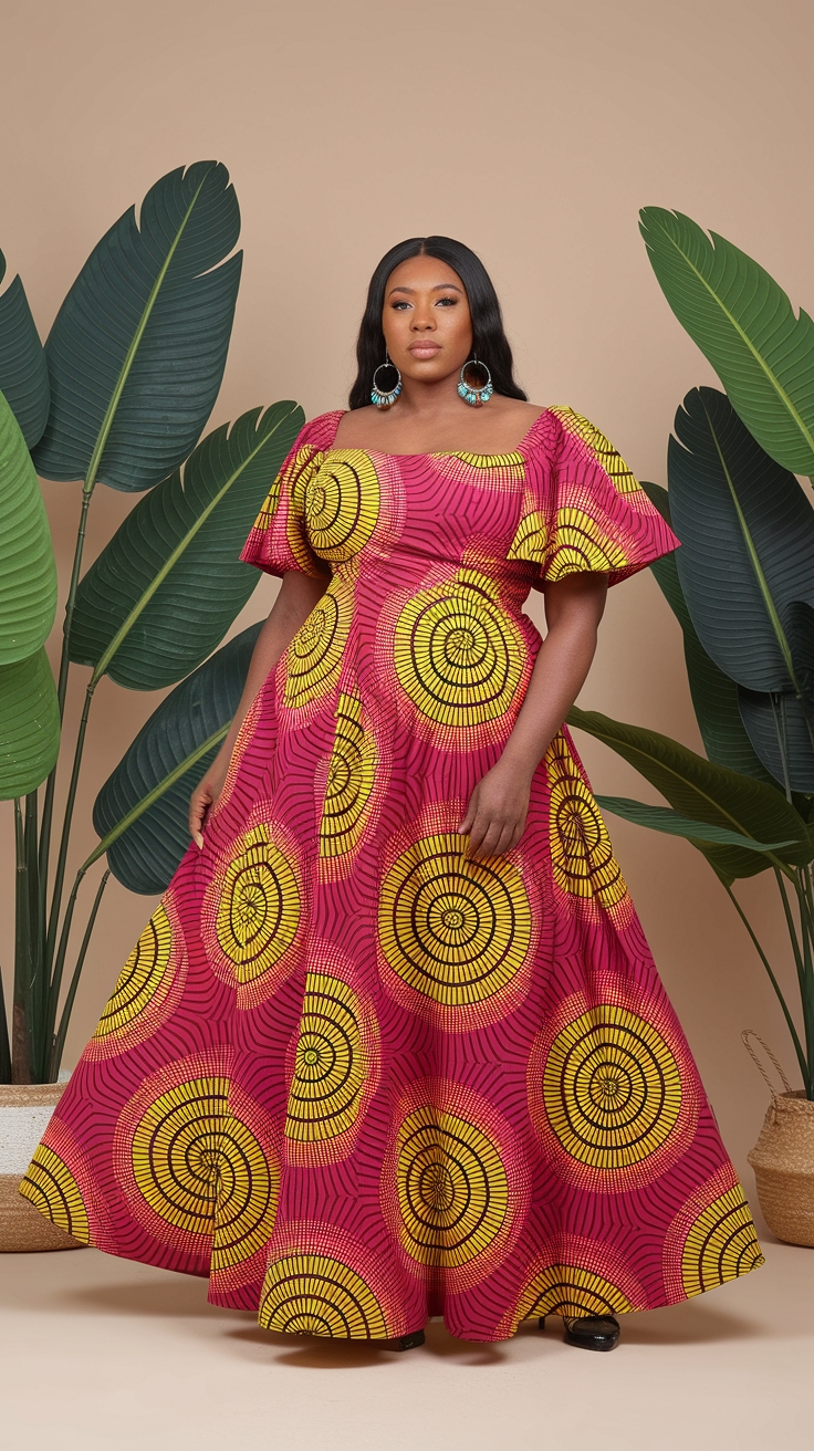 Stylish African Maxi Dresses Plus Size for Every Occasion outfit idea