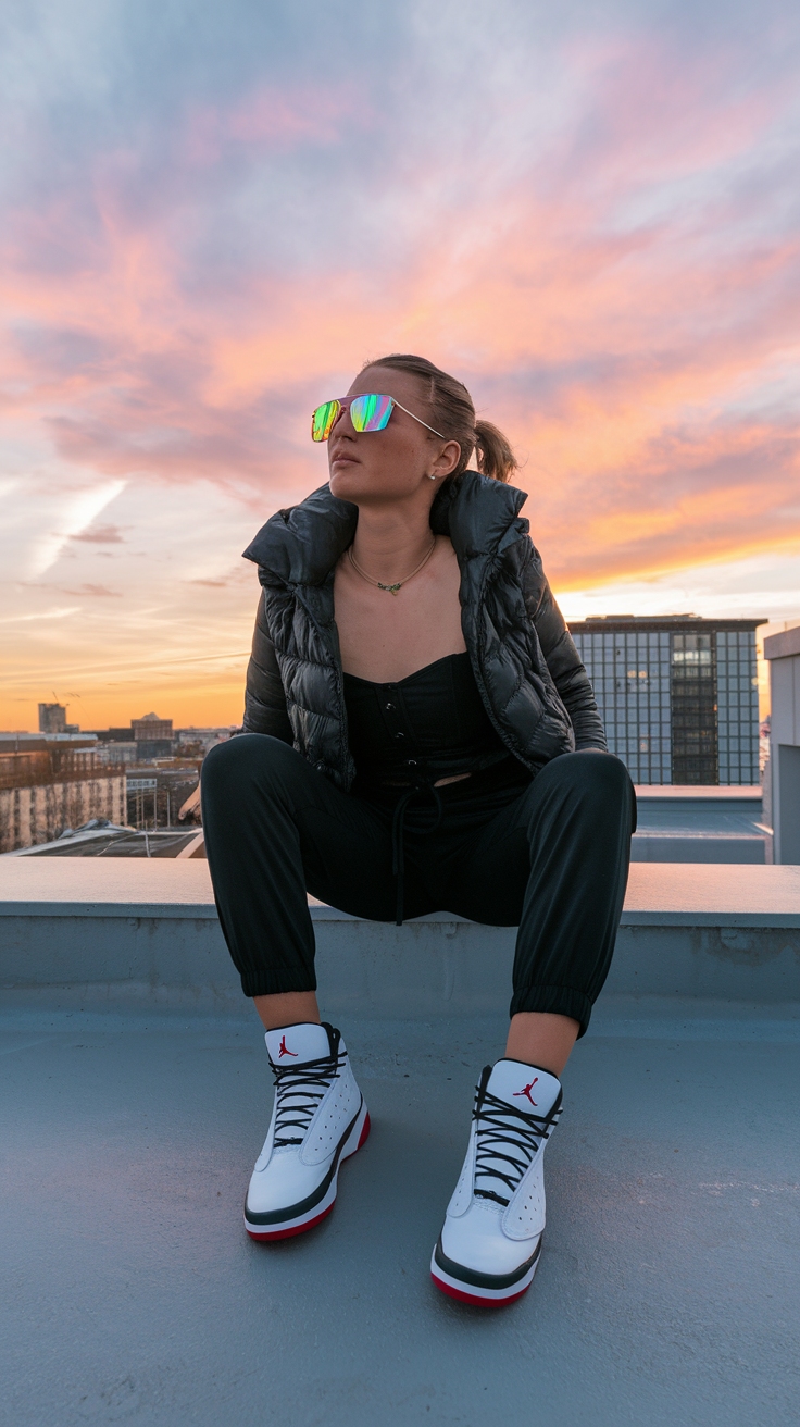 Air Jordan 13 Retro Women Outfit: Sporty Chic Styles outfit idea