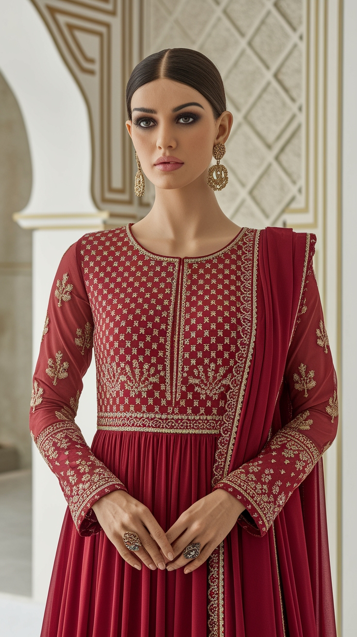 Ayeza Khan Red Dress: Celebrity Inspiration for Your Wardrobe outfit idea