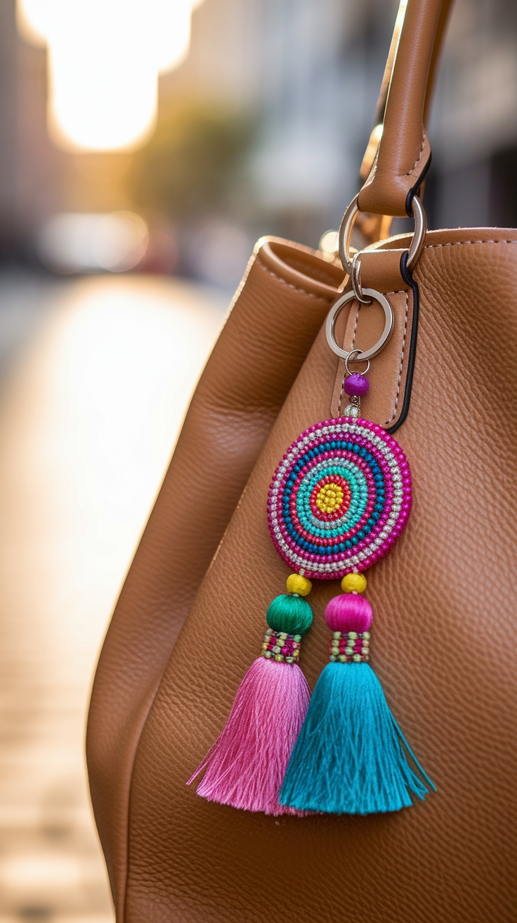 Stylish Bags with Keychains: A Must-Have Accessory outfit idea