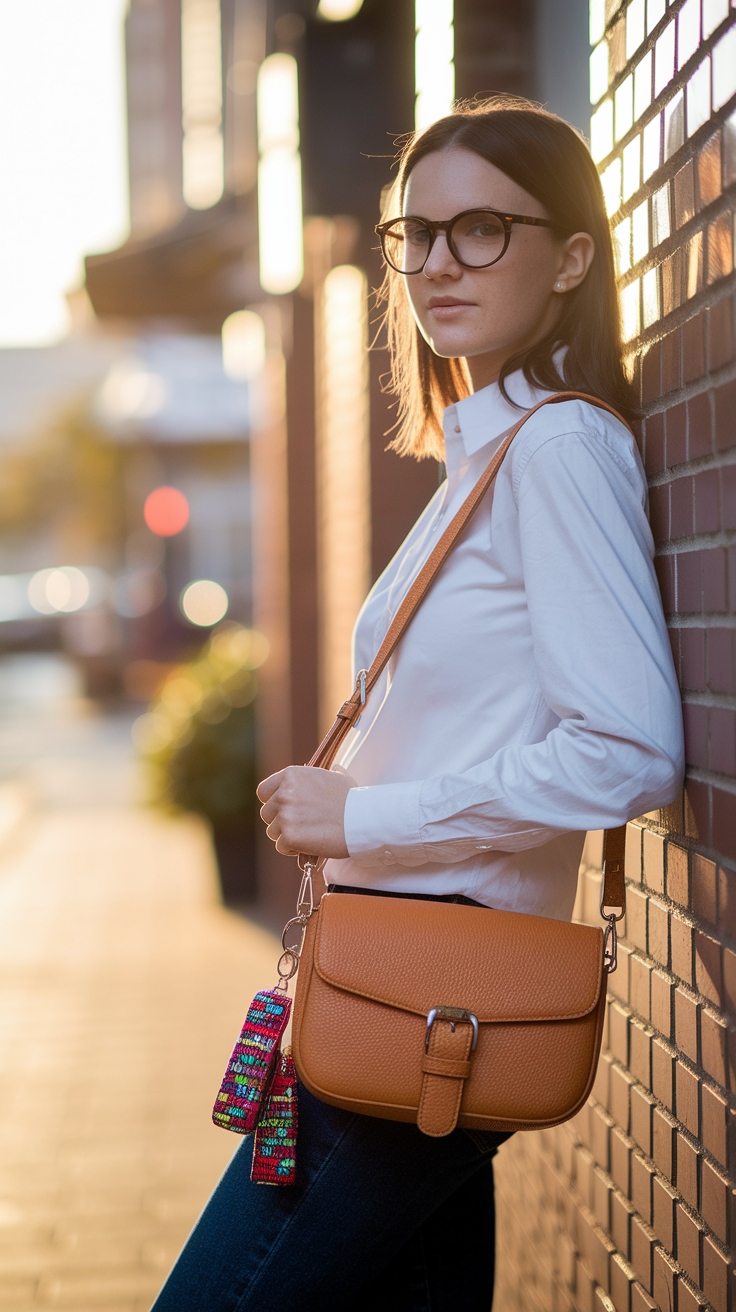 DIY Crochet Bag Keychain: Simple and Cute outfit idea