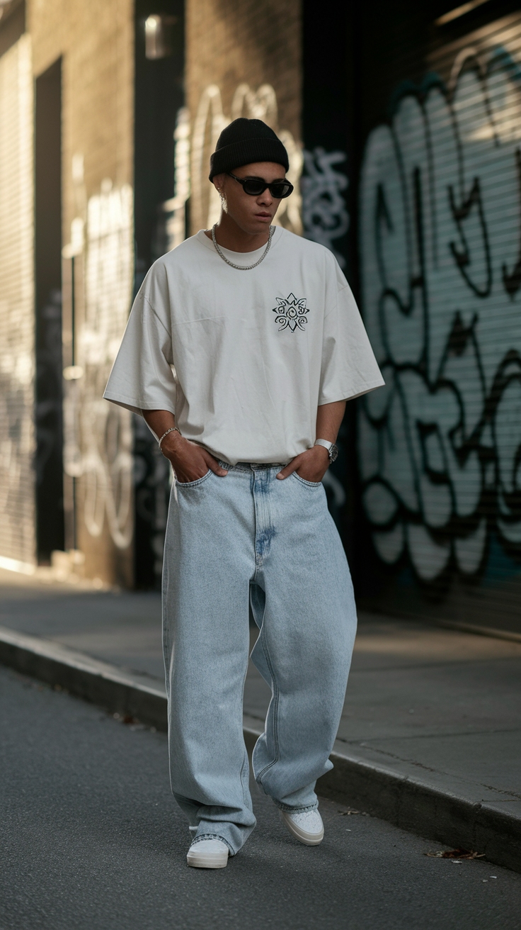 Baggy Clothes Men: Styles for Modern Comfort outfit idea