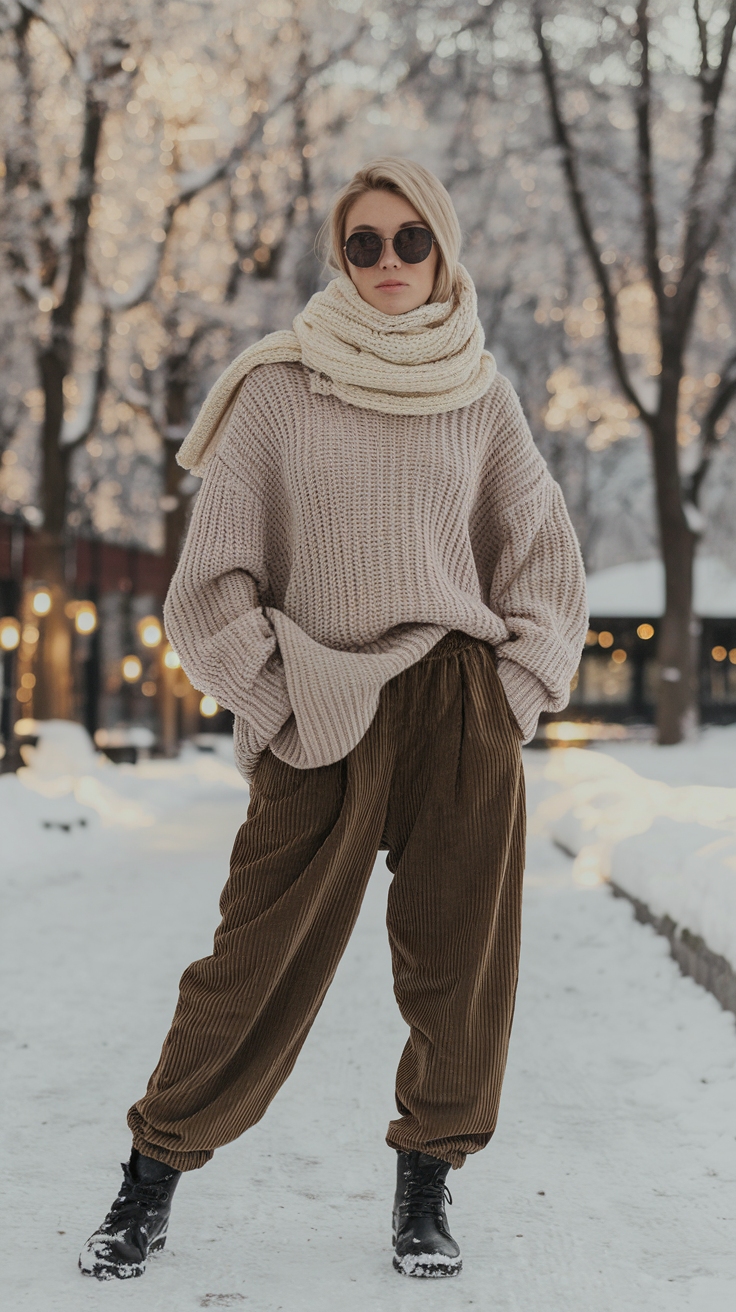 Baggy Clothes Outfit Winter: Layering for Warmth and Style outfit idea