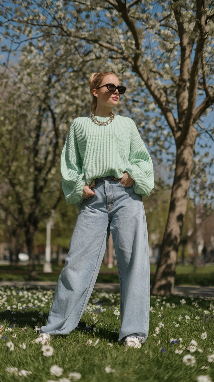 Baggy Jeans Outfit Spring: Stay Fashionable and Cool outfit idea