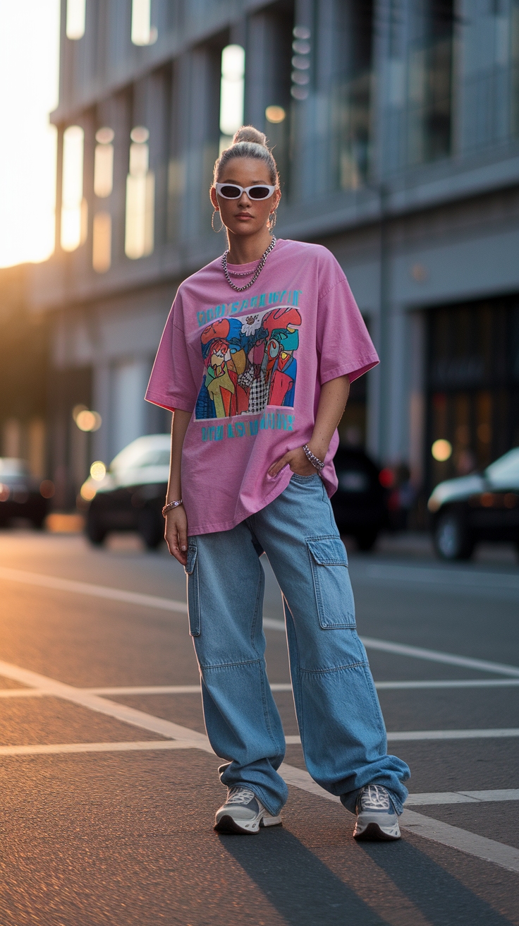 Baggy Y2K Outfits: Nostalgic Styles to Rock Today outfit idea