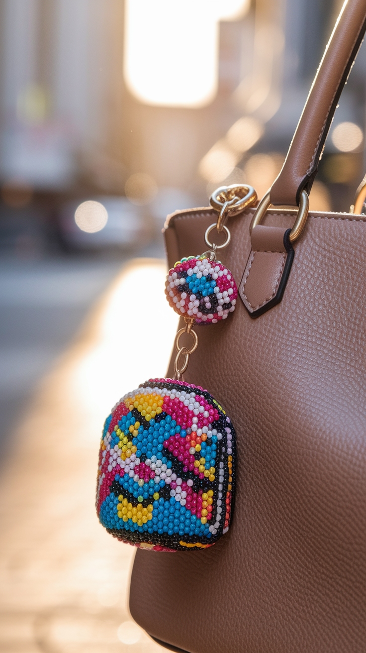 Beaded Bag Charm: How to Personalize Your Handbag outfit idea