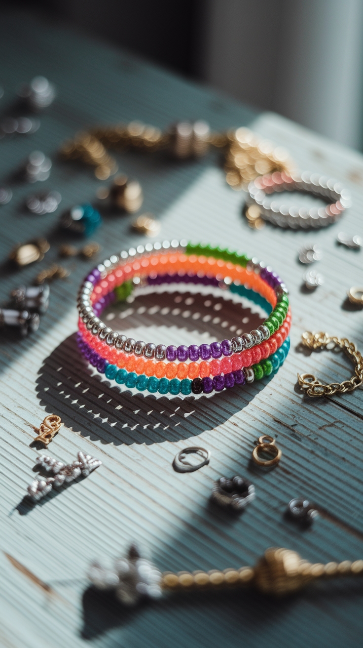 Beaded Charm Bracelet Ideas for Unique Fashion Statements outfit idea