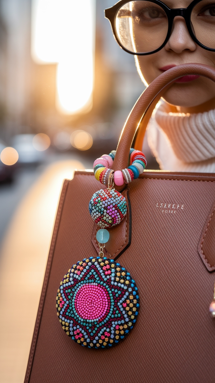 Beaded Purse Charms: Add Flair to Your Favorite Bags outfit idea