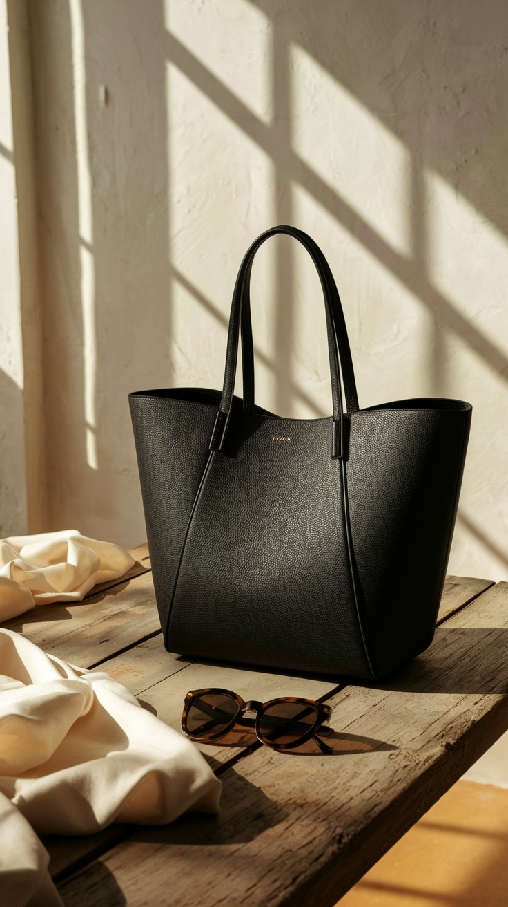 Black Tote Bag Design: Versatility Meets Sophistication outfit idea