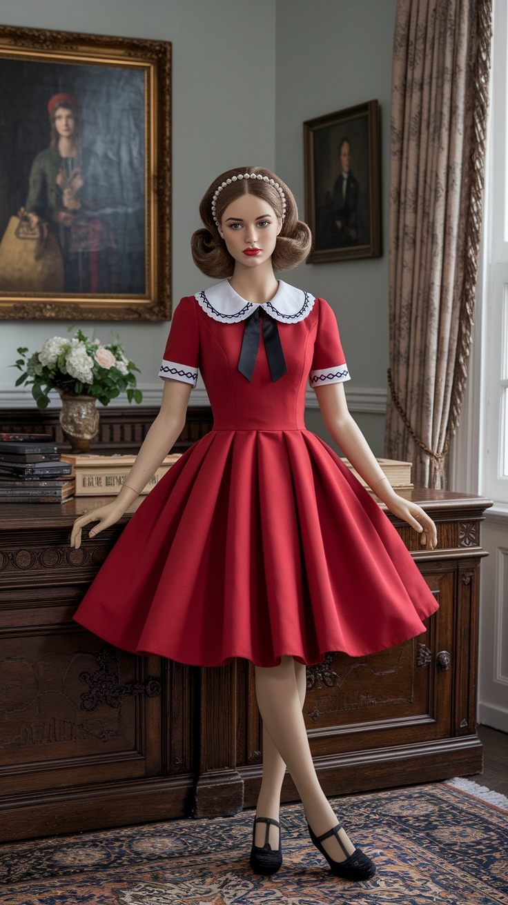 Blair Waldorf Red Dress: Style Inspiration from Gossip Girl outfit idea