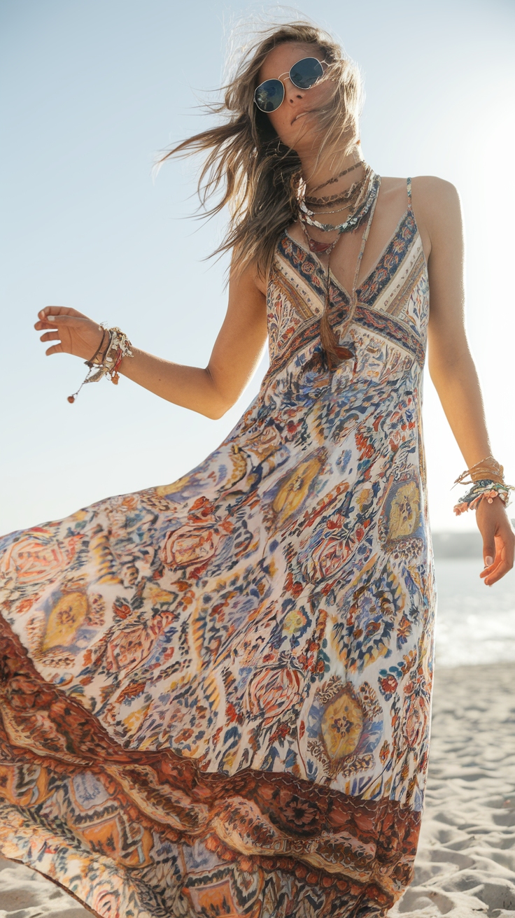 Boho Maxi Dresses: Effortless Style for Free Spirits outfit idea