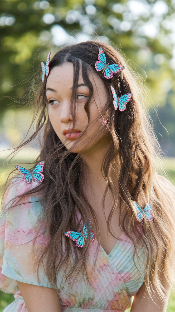 How to Style Butterfly Clips in Hair Effortlessly outfit idea