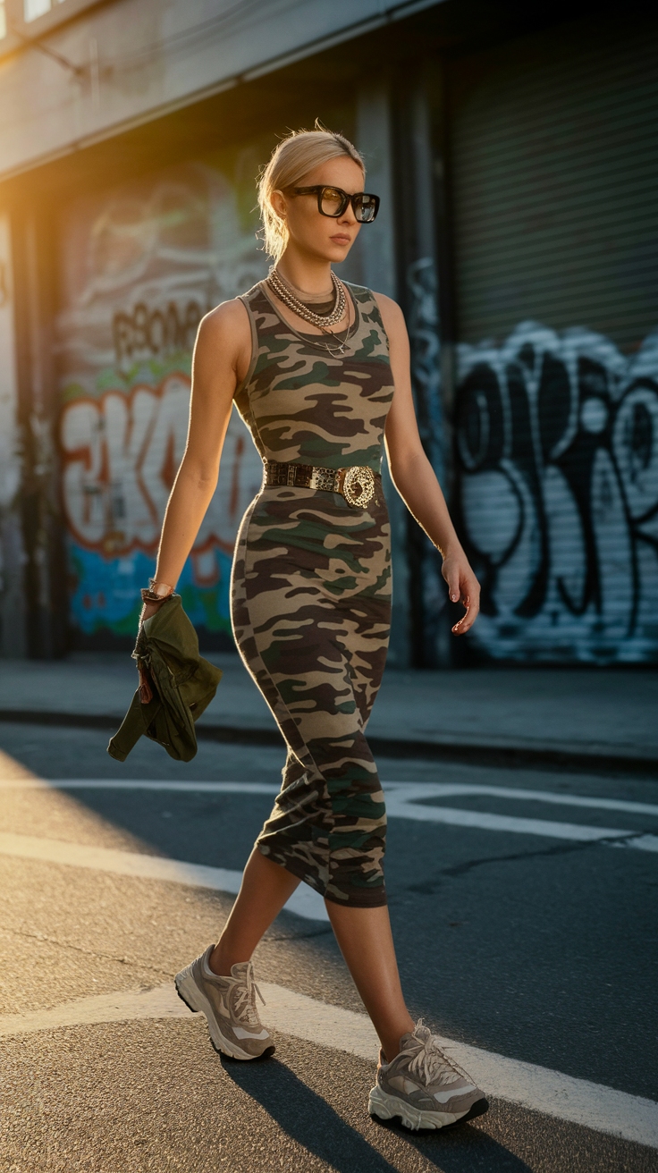 Camouflage Dress to Impress: Style Tips and Tricks outfit idea