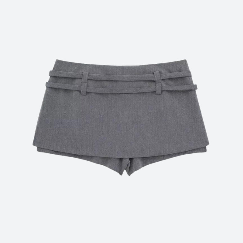 Casualcore Double Belted Mini Skort Casualcore Double Belted Mini Skort