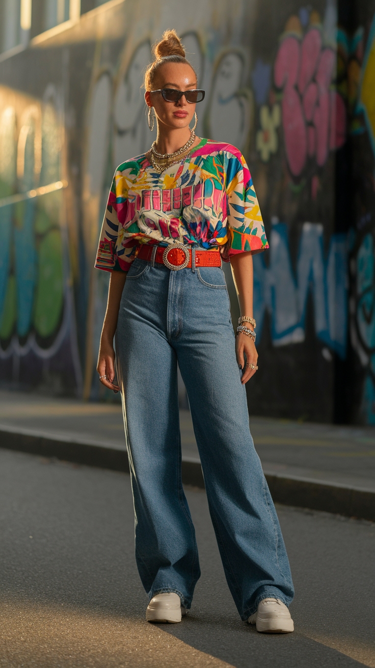 Chunky Belt Outfits Y2K: A Retro Style Guide outfit idea