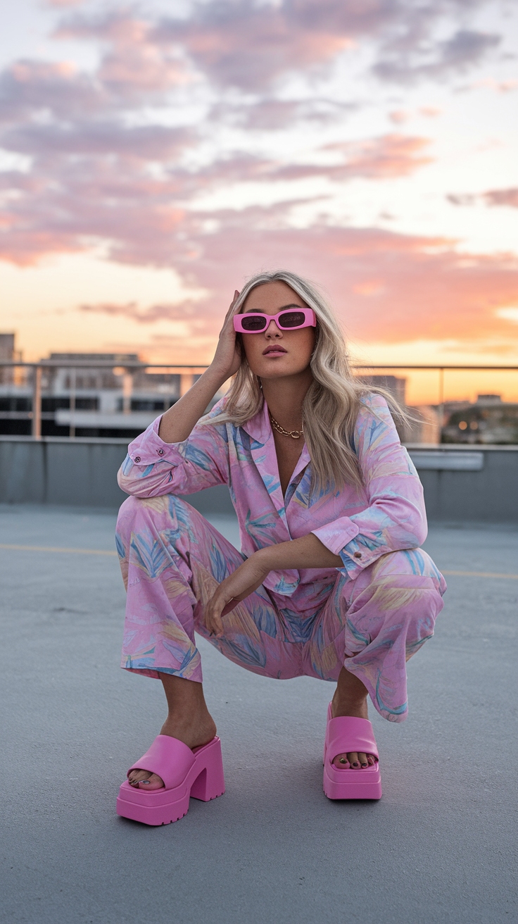 Chunky Platform Sandals Outfit Ideas for All Occasions outfit idea