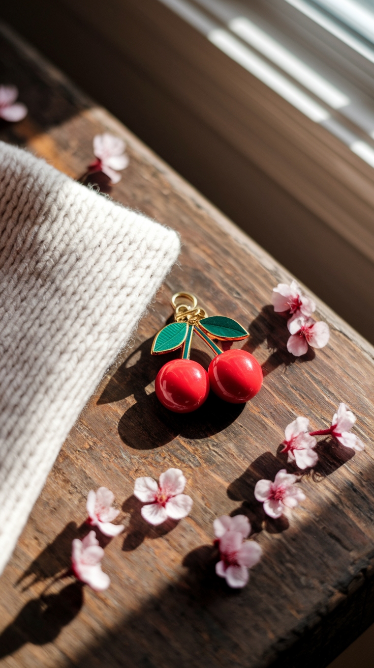 Unique Coach Cherry Charm for a Fun Touch outfit idea