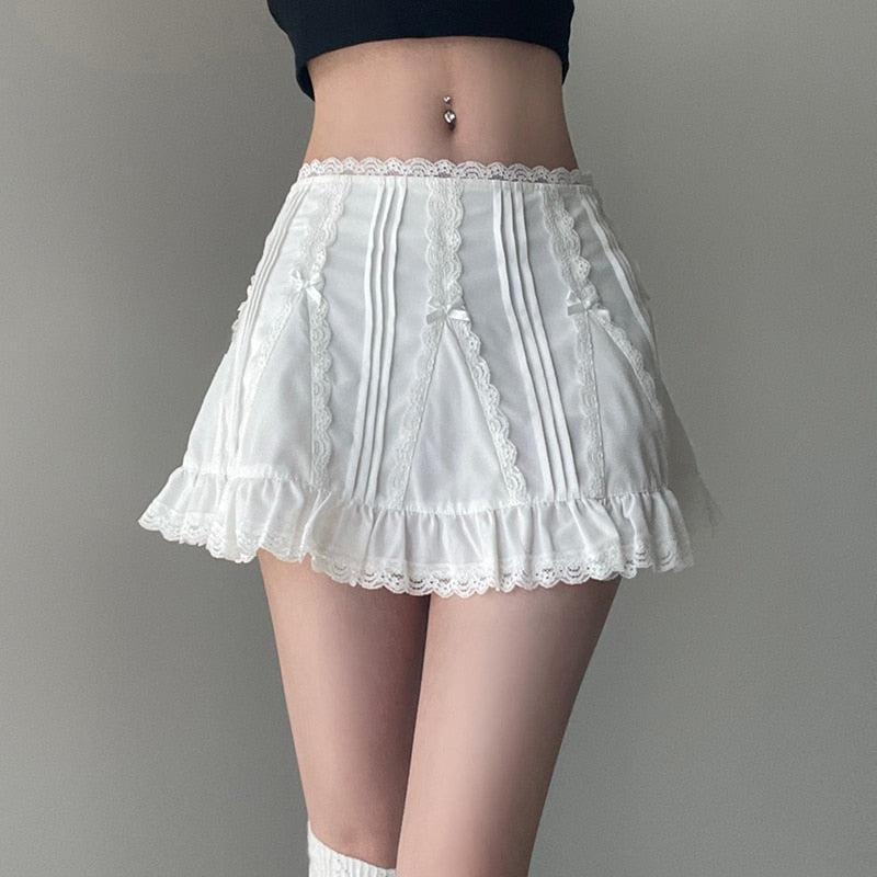 Coquette Frill Hem Mini Skirt Coquette Frill Hem Mini Skirt