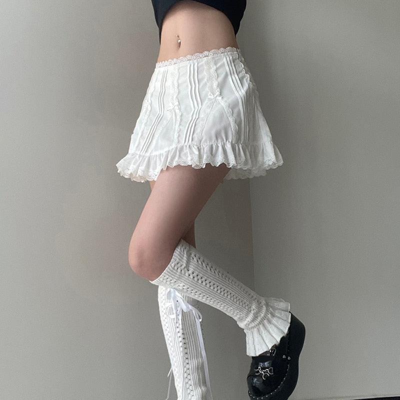 Coquette Frill Hem Mini Skirt Coquette Frill Hem Mini Skirt