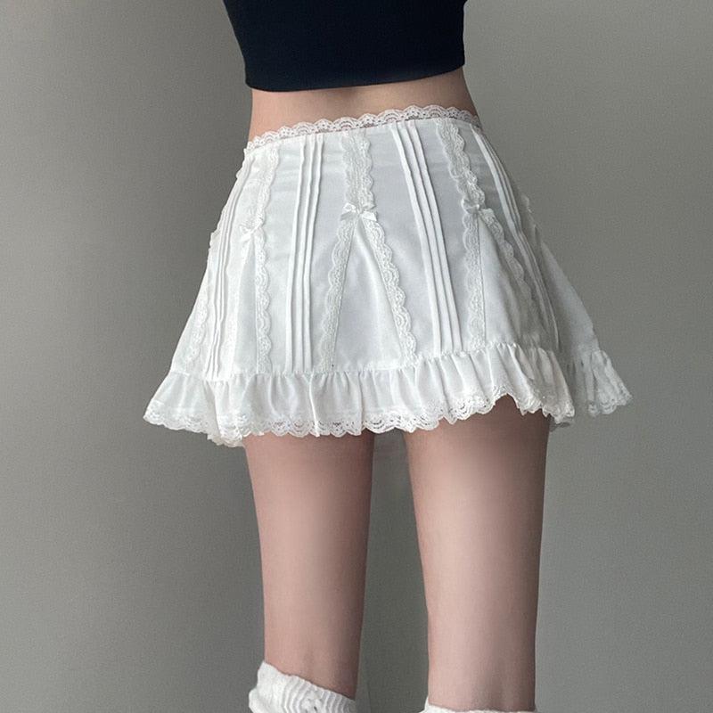 Coquette Frill Hem Mini Skirt Coquette Frill Hem Mini Skirt