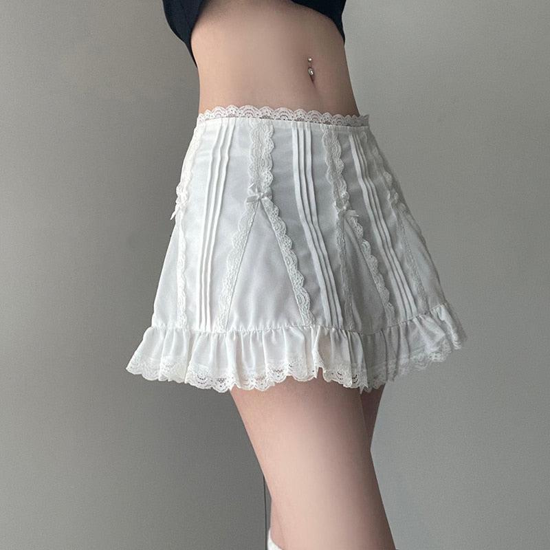 Coquette Frill Hem Mini Skirt Coquette Frill Hem Mini Skirt