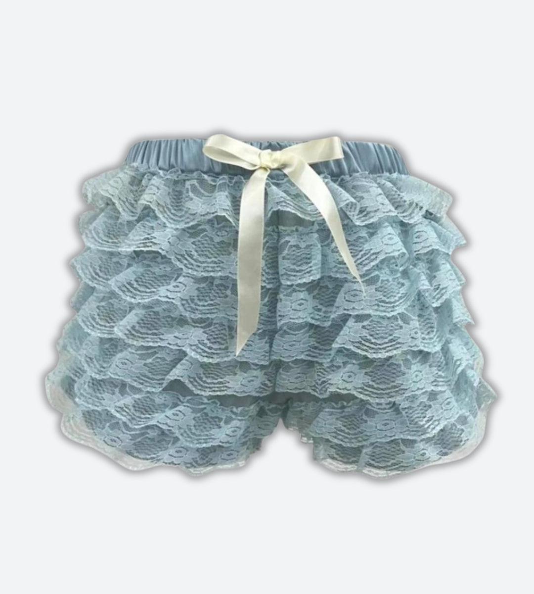 Coquette Lace Ruffled Shorts Coquette Lace Ruffled Shorts