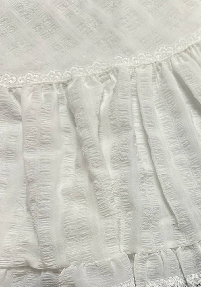 Coquette Ruffled Lace Mini Skirt Coquette Ruffled Lace Mini Skirt