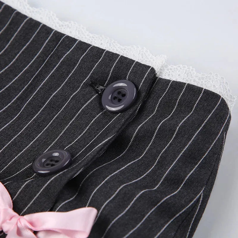 Coquette Striped Mini Skirt Coquette Striped Mini Skirt