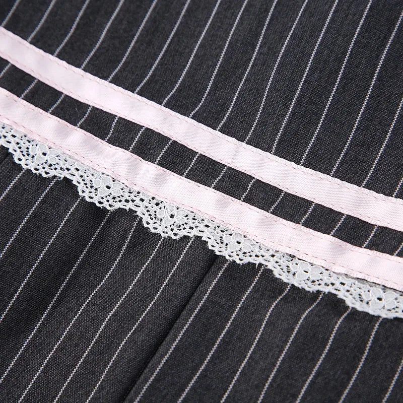 Coquette Striped Mini Skirt Coquette Striped Mini Skirt