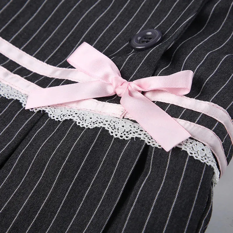 Coquette Striped Mini Skirt Coquette Striped Mini Skirt