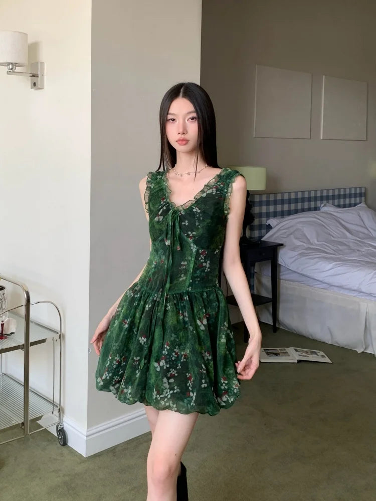 Cottagecore Bubble Tulle Mini Dress Cottagecore Bubble Tulle Mini Dress