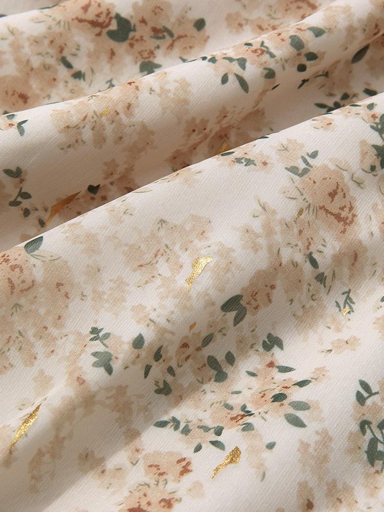 Cottagecore Lace Detailed Floral Midi Dress Cottagecore Lace Detailed Floral Midi Dress