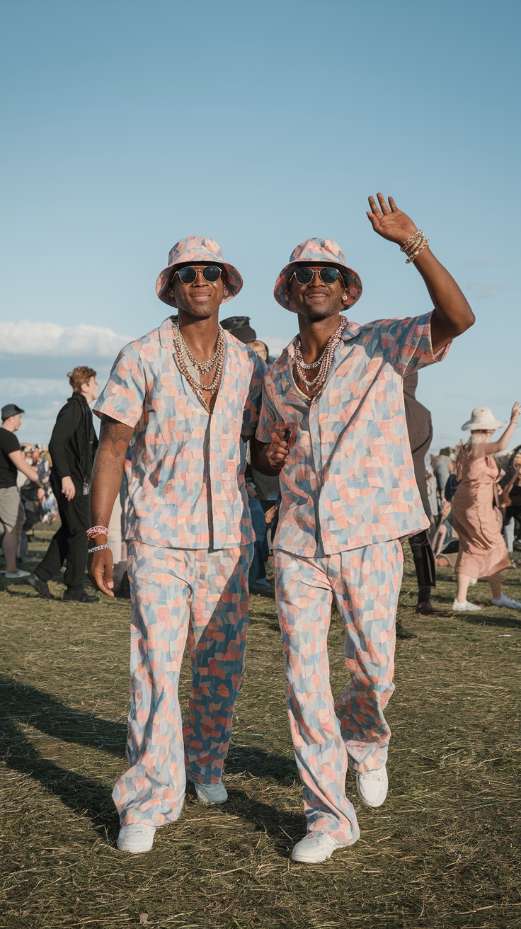 Inspiration for Couple Festival Outfits for Ultimate Vibes outfit idea