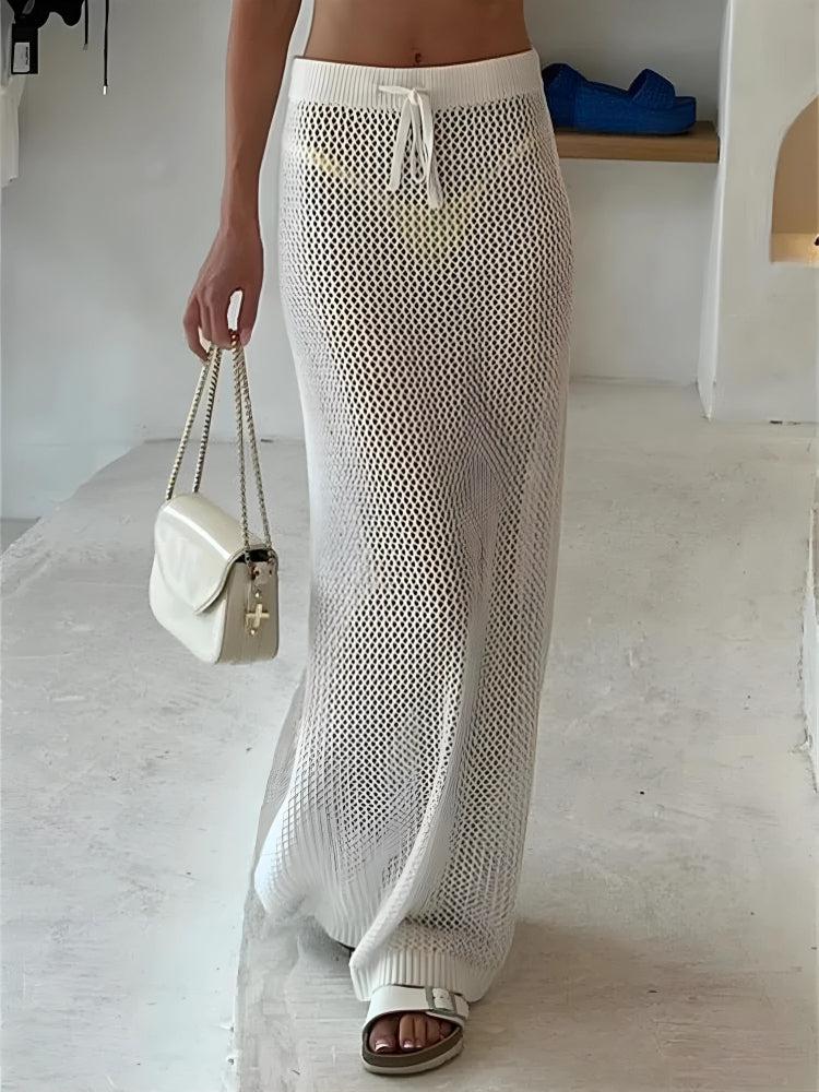 Crochet Beach Maxi Skirt Crochet Beach Maxi Skirt
