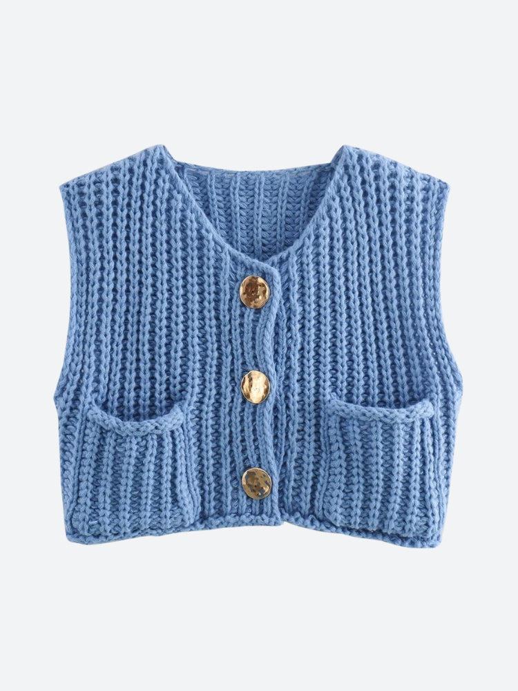 Crochet Sleeveless Cardigan Crochet Sleeveless Cardigan