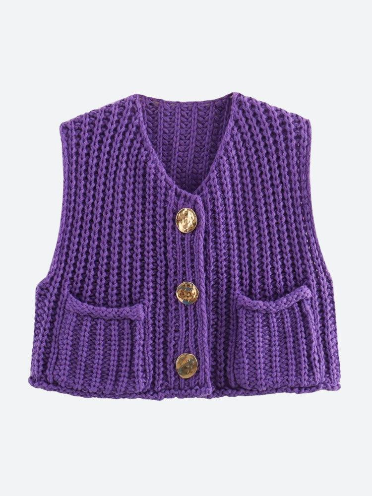 Crochet Sleeveless Cardigan Crochet Sleeveless Cardigan