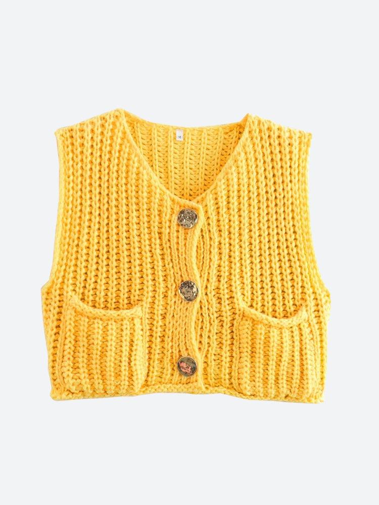 Crochet Sleeveless Cardigan Crochet Sleeveless Cardigan