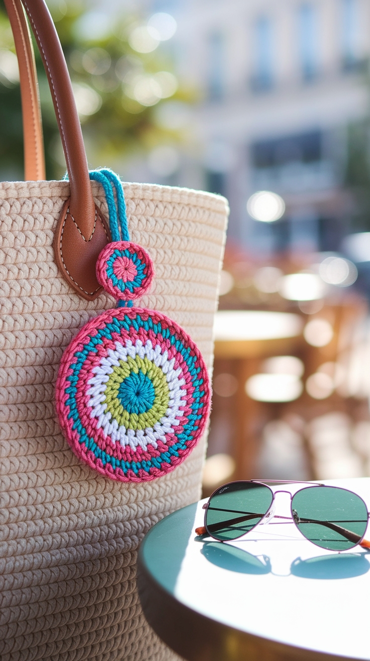 Crochet Bag Charm Ideas to Customize Your Accessories outfit idea