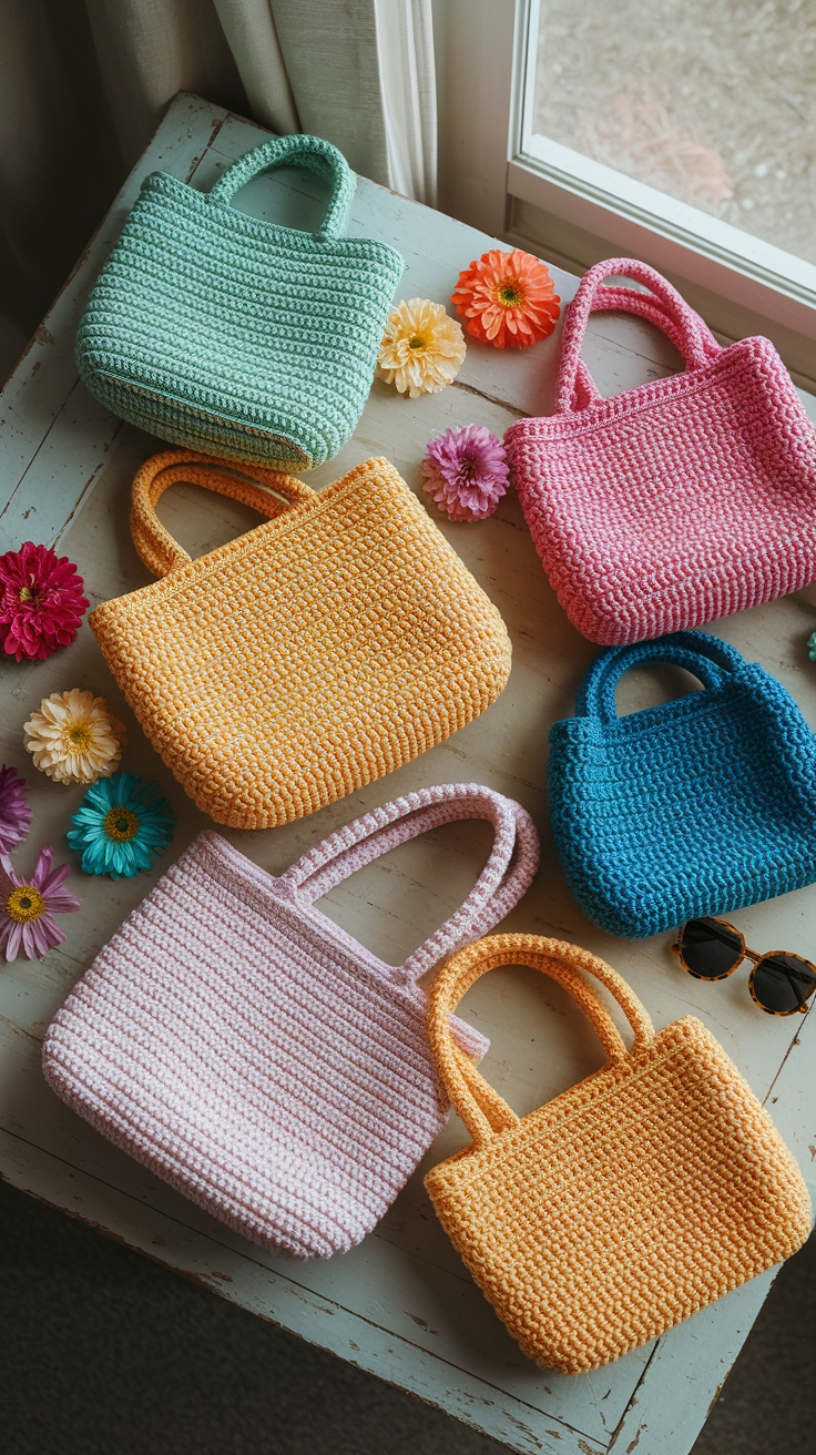 Unique Crochet Ideas Bag to Elevate Your Look outfit idea