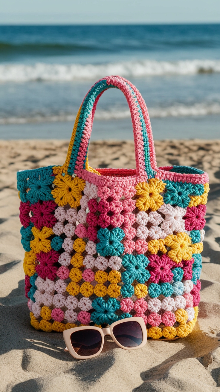 Chic Crochet Tote Bag Ideas for Summer outfit idea
