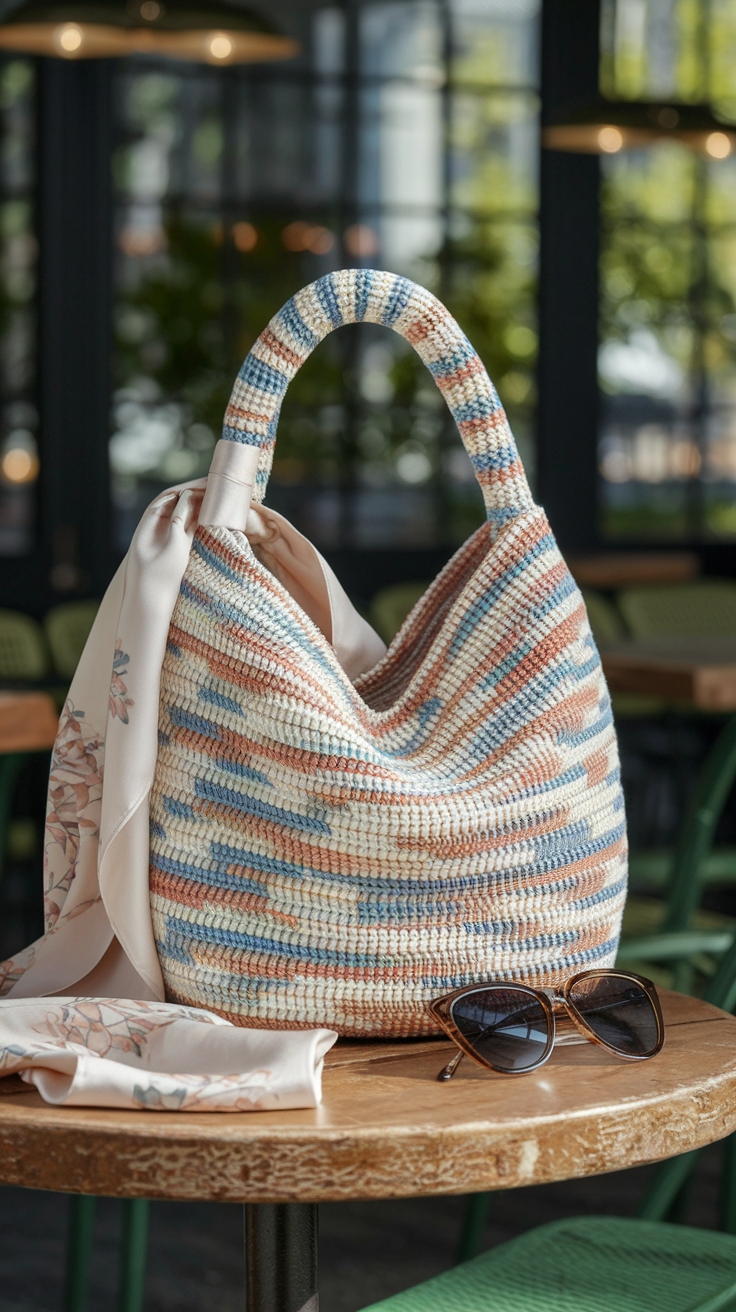 Crochet Japanese Knot Bag: A Trendy Accessory outfit idea