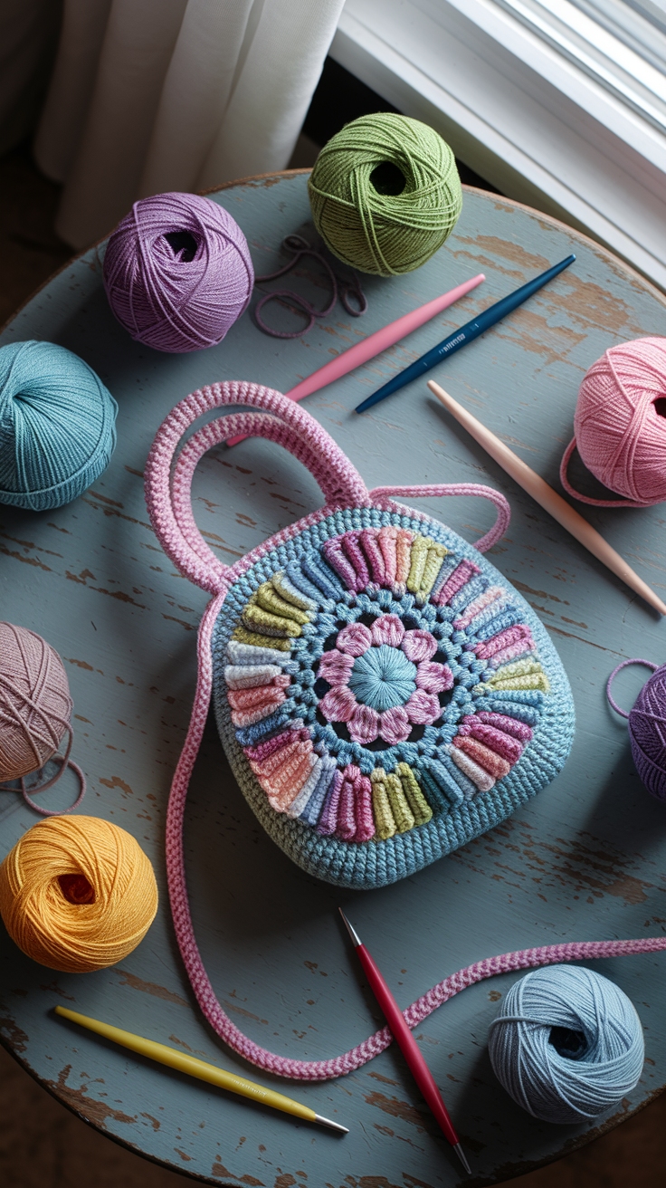 Easy Crochet Mini Bag Pattern for Quick Handmade Gifts outfit idea