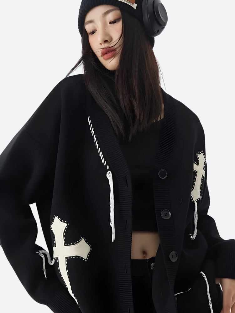 Cross Patch Cardigan Cross Patch Cardigan