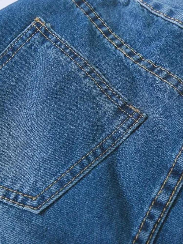 Cute Rabbit Denim Mini Skirt Cute Rabbit Denim Mini Skirt