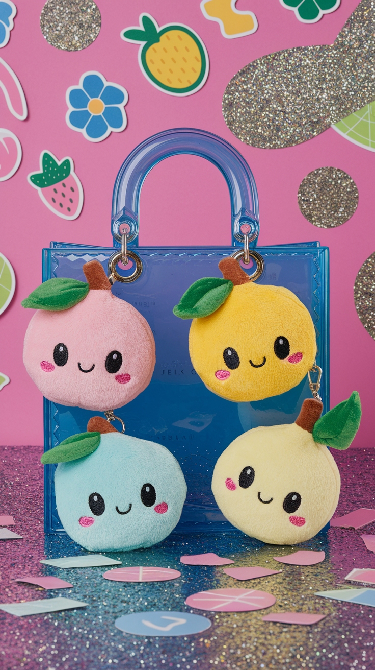 Adorable Cute Bag Charms for Your Collection outfit idea