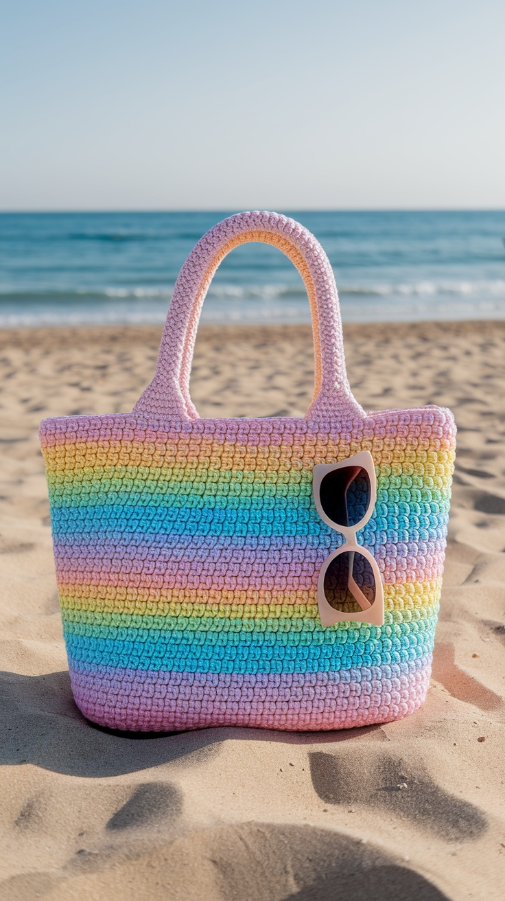 How to Style a Cute Crochet Tote Bag This Season outfit idea