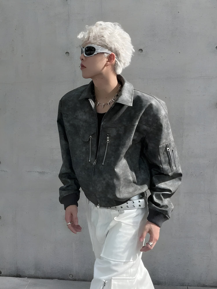 Cyberpunk Faux Leather Jacket Cyberpunk Faux Leather Jacket